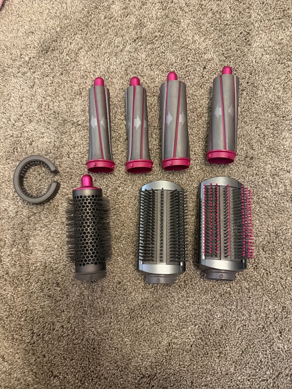 Dyson Supersonic Hair Dryer in Magenta and Gunmetal